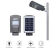 Lampa stradala 30w, proiector LED cu Incarcare Solara prin Panou Fotovoltaic + telecomanda