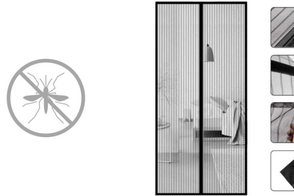 Perdea anti-țânțari ușă cu închidere magnetică - Bucură-te de vară fără insecte! - imagine 4