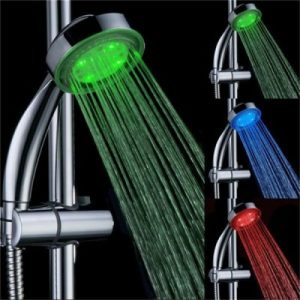 Para de dus multicolor cu led - usor de instalat