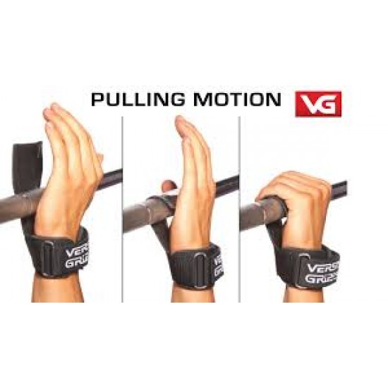 Set 2 manusi sport Versa Gripps, suport integrat pentru incheieturi, confortabile, universale, negru