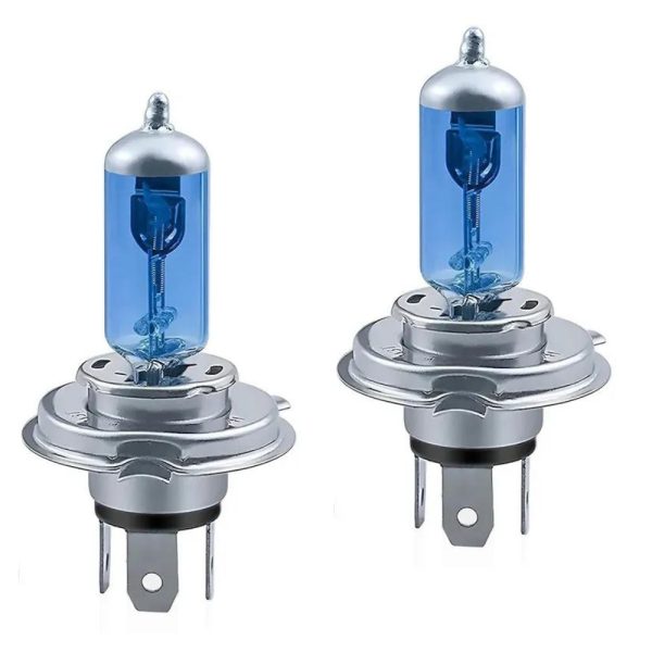 Set 2 Bucati Bec Auto 12V,55-60W H4 Halogen, White +110% - imagine 5