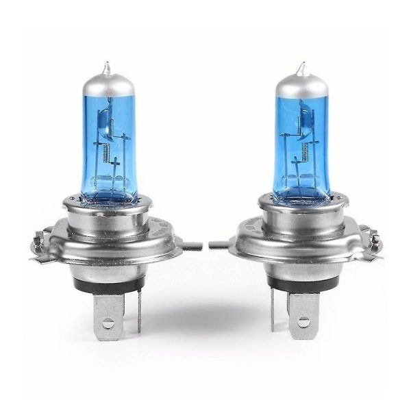 Set 2 Bucati Bec Auto 12V,55-60W H4 Halogen, White +110% - imagine 6
