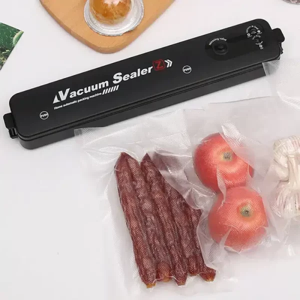 Aparat de sigilat si vidat vacuum sealer, 220v, 90w, negru , jrh - imagine 5