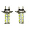 Bec auto H7 cu 18 leduri SMD alb