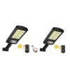 Pachet 2 lampe solare stradale 2×160 de leduri, senzor de miscare