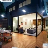 Pachet 2 lampe solare stradale 2×160 de leduri, senzor de miscare - imagine 5