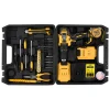 Trusa 30 accesorii+ bormasina cu percutie si 2 acumulatori 24v