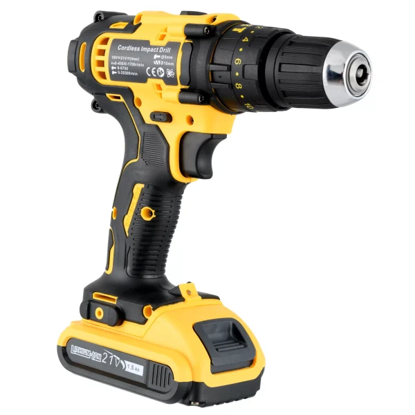 Trusa 30 accesorii+ bormasina cu percutie si 2 acumulatori 24v - imagine 3