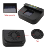 Ventilator auto cu incarcare energie solara pentru geam automobil, cu prindere de cauciuc - imagine 6