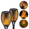 Set 8 x Lampa solara tip torta cu efect flacara, 51 cm - imagine 3