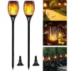 Set 8 x Lampa solara tip torta cu efect flacara, 51 cm - imagine 4