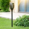 Set 8 x Lampa solara tip torta cu efect flacara, 51 cm - imagine 6