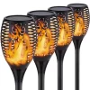 Set 8 x Lampa solara tip torta cu efect flacara, 51 cm - imagine 8