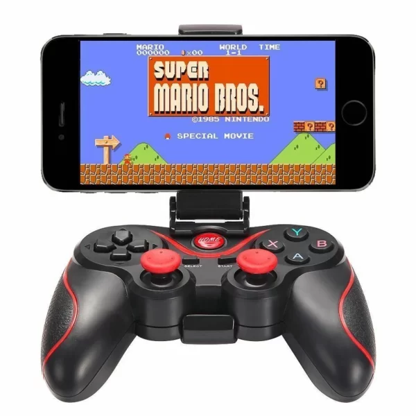 CONTROLLER JOYSTICK V8 CU BLUETOOTH PENTRU TELEFOANE IOS, ANDROID, PC, PS3 SI TV - imagine 3