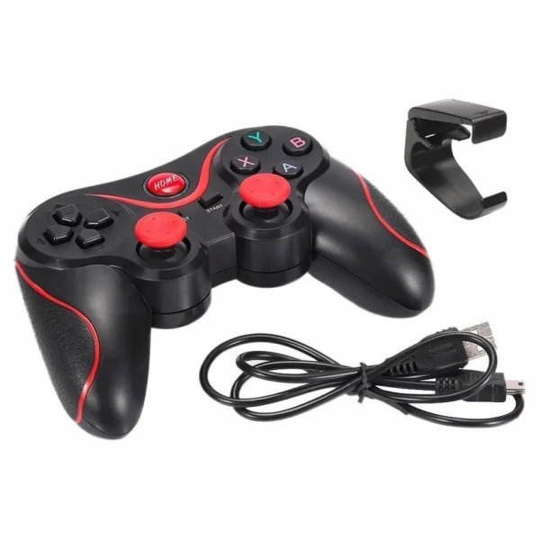 CONTROLLER JOYSTICK V8 CU BLUETOOTH PENTRU TELEFOANE IOS, ANDROID, PC, PS3 SI TV - imagine 5