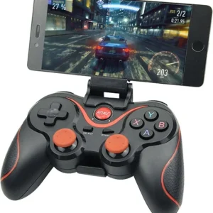 CONTROLLER JOYSTICK V8 CU BLUETOOTH PENTRU TELEFOANE IOS, ANDROID, PC, PS3 SI TV