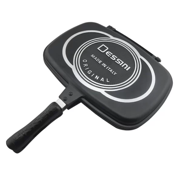 TIGAIE DUBLA DESSINI, INTERIOR ANTIADERENT, GARNITURA SILICON REZERVA 36CM - imagine 3