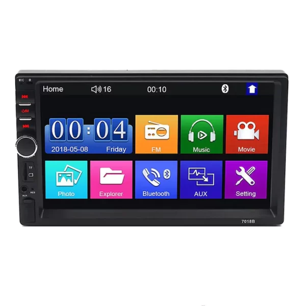 Navigatie MirrorLink mp5 player auto 7018B, Rama, Suporti prindere, Bluetooth, Divix, AVI, USB, SD Card, AUX - imagine 2
