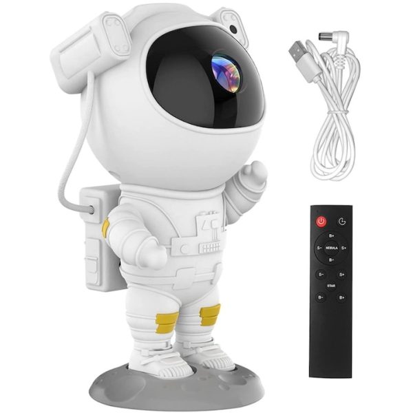 Proiector in forma de astronaut, permite proiectarea stelelor sau galaxiilor - imagine 3