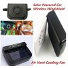 Ventilator auto cu incarcare energie solara pentru geam automobil, cu prindere de cauciuc - imagine 3