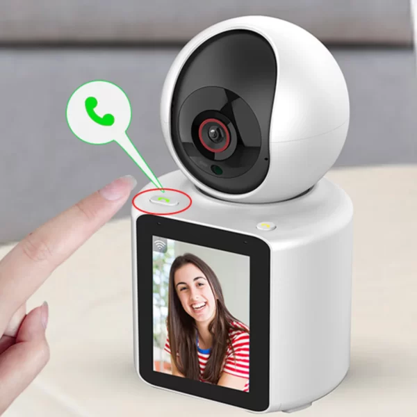Camera video comunicare bidirectionala, ecran de 2.8 inch, monitorizare bebelusi, apeluri telefonice video, 360°, HD 1080p, infrarosu, detectare miscare, stocare in Cloud si pe card SD - imagine 5