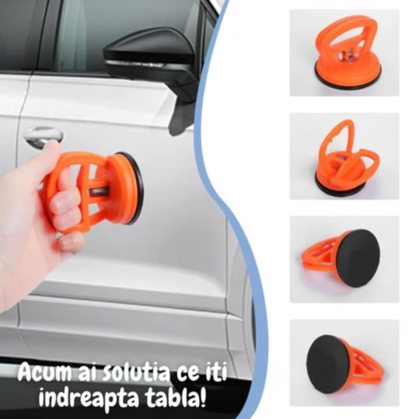 Ventuza Profesionala portocalie pentru indreptat tabla caroserie auto - 15 kg forta - imagine 5