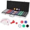 Set Poker 500 jetoane cu valoare, servieta de aluminiu - imagine 2