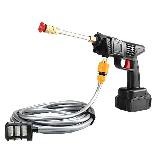 Aparat de spalat electric cu presiune puternica, 2 acumulatori 48V, 8L/min, 25 Bari - imagine 7