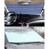 Copertina parasolar auto retractabil impotriva razelor UV, fixare prin ventuze, pentru parbriz sau luneta - imagine 4