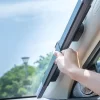 Copertina parasolar auto retractabil impotriva razelor UV, fixare prin ventuze, pentru parbriz sau luneta - imagine 5