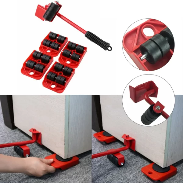 Dispozitiv din otel inoxidabil pentru mutat mobila - imagine 2
