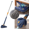 Mop cu cap triunghiular, reglabil, rotire 360 grade,rezerva inclusa - imagine 4