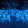 Instalatie Craciun 13 metri turturi, franjuri inegali cu 300 LED-uri - imagine 2