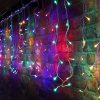 Instalatie Craciun 13 metri turturi, franjuri inegali cu 300 LED-uri - imagine 3