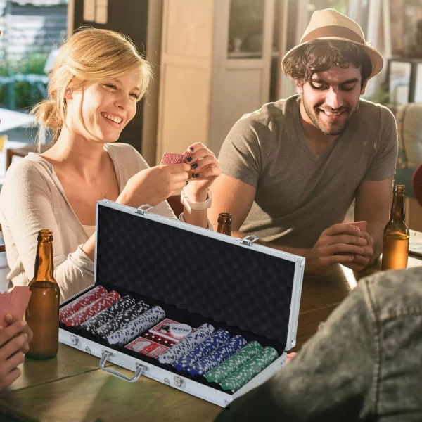 Set Poker 500 jetoane cu valoare, servieta de aluminiu - imagine 7