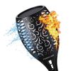 Set 6 Lampi solare cu efect flacara, 12 LED-uri, rezistenta la apa - imagine 2