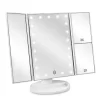 Oglinda cosmetica LED extensibila, buton tactil - imagine 4