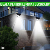 Set 12 Lampi solare 100 LED, cu senzor de miscare - imagine 5