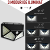 Set 12 Lampi solare 100 LED, cu senzor de miscare - imagine 6