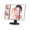 Oglinda cosmetica LED extensibila, buton tactil - imagine 7