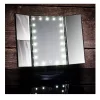 Oglinda cosmetica LED extensibila, buton tactil - imagine 8