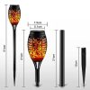 Set 6 Lampi solare cu efect flacara, 12 LED-uri, rezistenta la apa - imagine 9