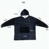1 + 1 PROMO - Patura cu Maneci Stil Hanorac cu Gluga si Buzunar Huggle Hoodie Pentru el si ea - imagine 5