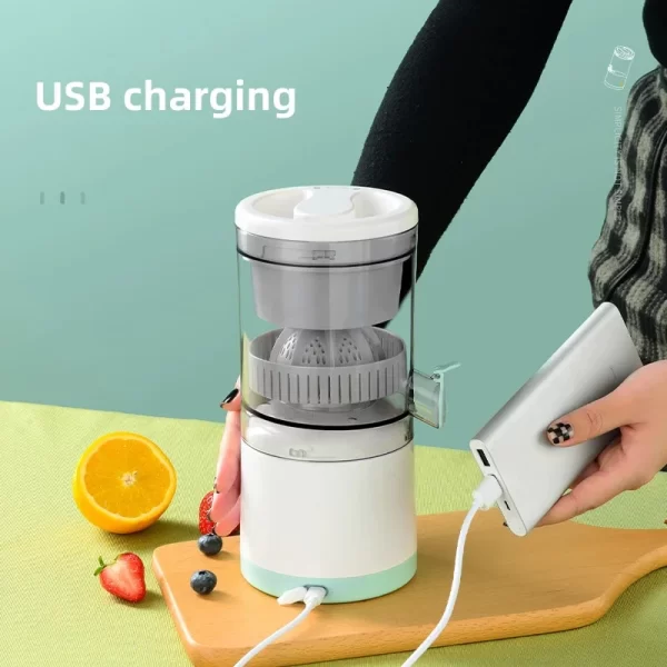 Storcator electric de citrice portabil cu alimentare usb 45w - imagine 3