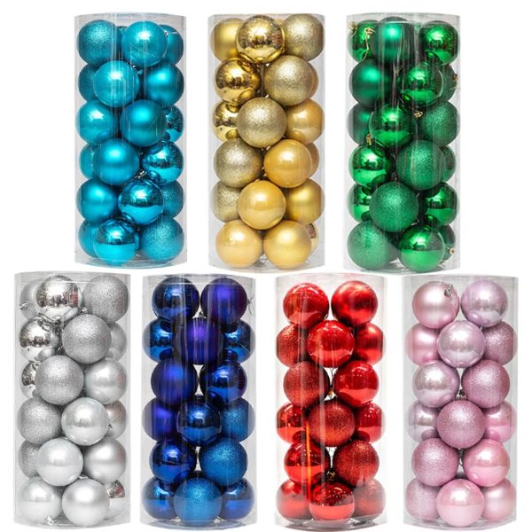 Set 24 de globuri pentru bradul de craciun