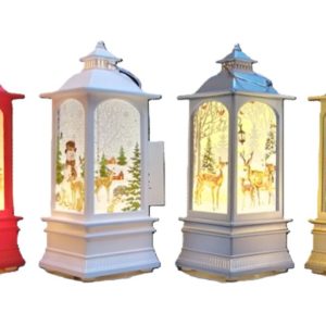Felinar decorativ pentru craciun cu led, x1 (o bucata la alegere)