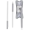 Mop 360 grade cu coada telescopica, stoarcere din coada, 130 cm, TWIST AURORA - imagine 6