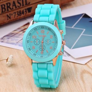 Ceas de mână din silicon  Jelly Quartz unisex Geneva