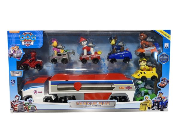 Vehicul de patrulare Tir Trailer Paw Patrol - Patrula catelusilor