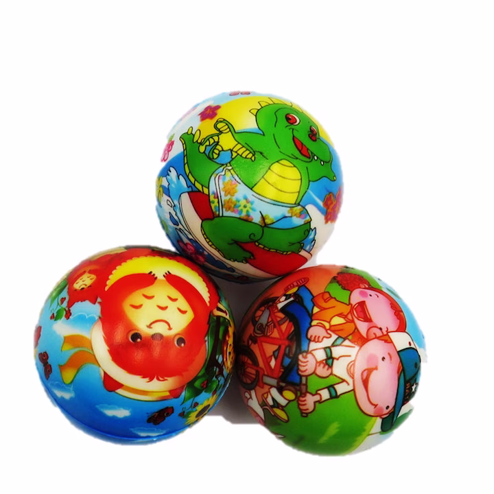 Set 3 mingii spuma ,antistres , multicolor ,10cm